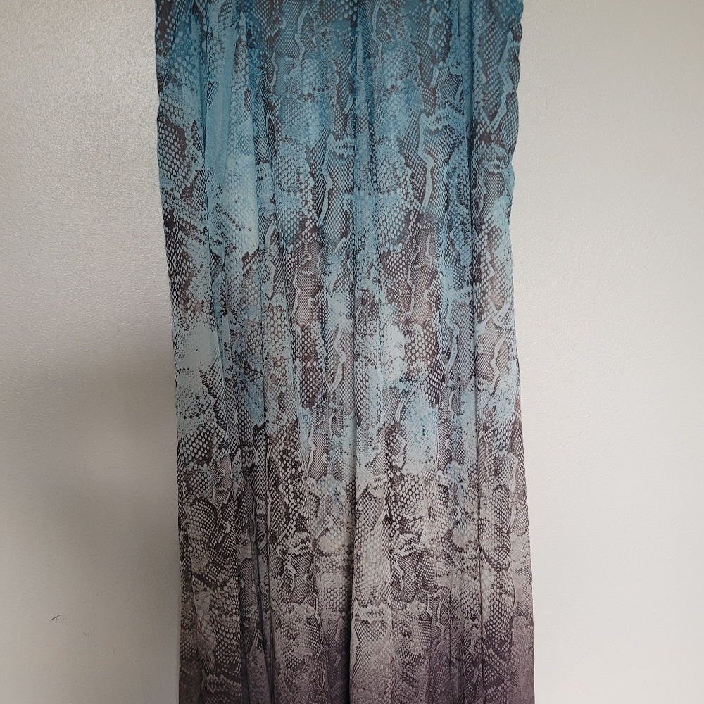 Python Ombre Maxi Skirt - image 1